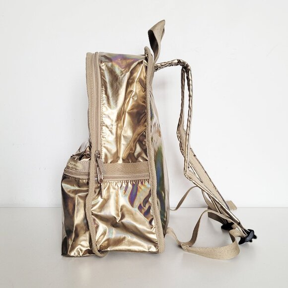 LeSportSac Gold Backpack with Adjustable Strap - VGUC - Picture 3 of 10